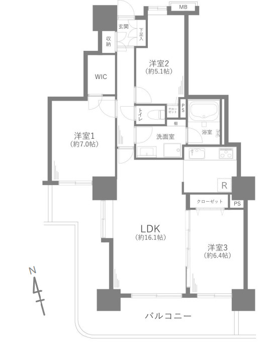 フォーラスタワー所沢の間取り|4/28　撮影