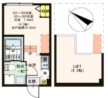 【間取り】 | ハーモニーテラス南篠崎町
