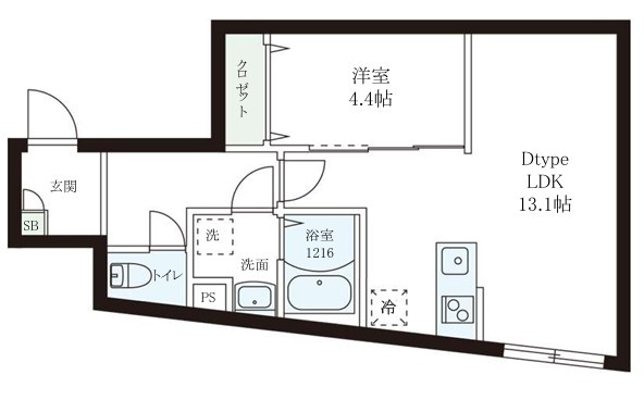 レピュア小石川レジデンスⅡの間取り