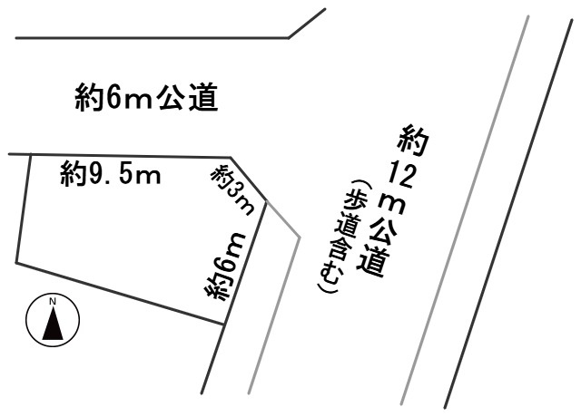 ６６７９２　岐阜市八代２丁目土地の外観