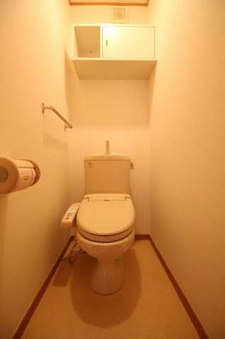 グレイスハイツ　Bのトイレ|落ち着いた色調のトイレです