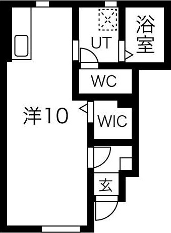 porte bonheur IIIの間取り