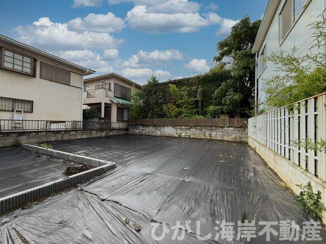 平塚市黒部丘　売地　全３区画の外観|9月28日撮影　建築前　現地外観