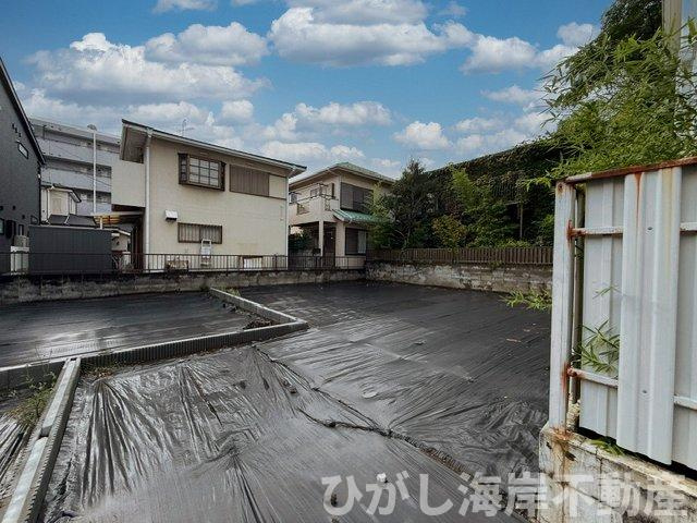 平塚市黒部丘　売地　全３区画の外観|9月28日撮影　建築前　現地外観