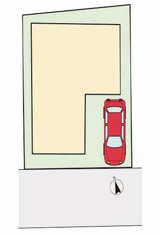 新築/朝霞市三原２丁目の区画図|駐車場あり（車種による）