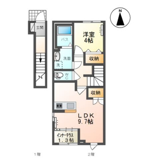 【間取り】 | 仮称）山形市南原町１丁目新築アパート
