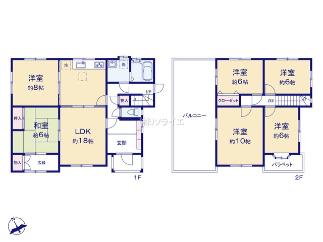 川越市豊田本4丁目　中古戸建の間取り|令和8年6月2日撮影。