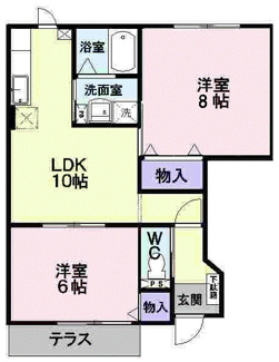 【間取り】 | アスペンベールＢ