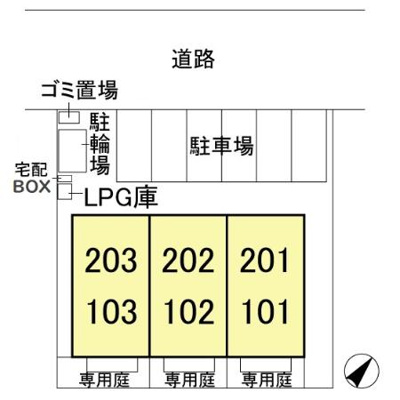 【区画図】 | メゾンクオーレ
