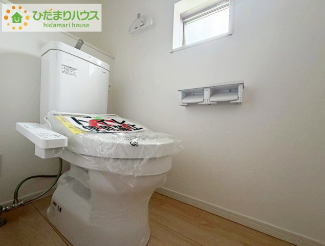 いわき市平第21　新築戸建　1号棟のトイレ|トイレは1F、2F共に完備！取り合いになることがありませんね(^^)/