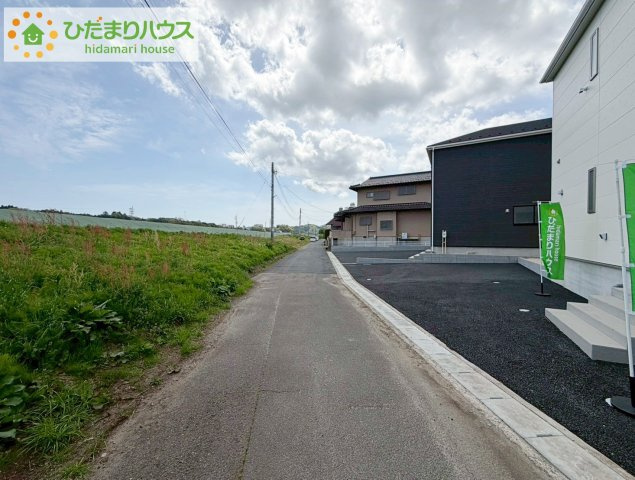 いわき市平第21　新築戸建　1号棟の前面道路含む現地写真|平日・夜間もご案内可能(^^♪お気軽にお問い合わせくださいませ!(^^)!