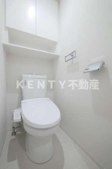 【トイレ】 | プレミアムキューブ大岡山ＤＥＵＸ | 落ち着いた色調のトイレです