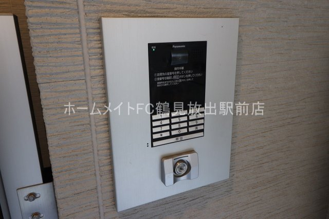 東大阪市森河内西１丁目のアパートのセキュリティ