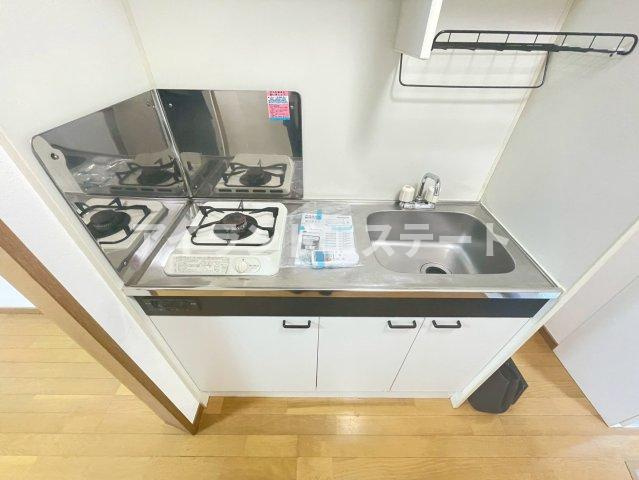 グランピエール　角部屋　陽当たり良好　ネット無料のキッチン
