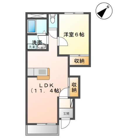 フリーダム新白河の間取り