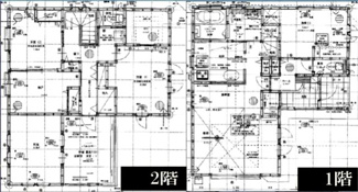 【間取り】 | 座間市入谷東3丁目 中古戸建 | 南向き　２階建て　3LDK+S　リビング上部吹き抜け