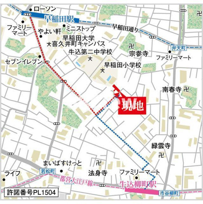 【地図】 | 新宿夏目坂コート