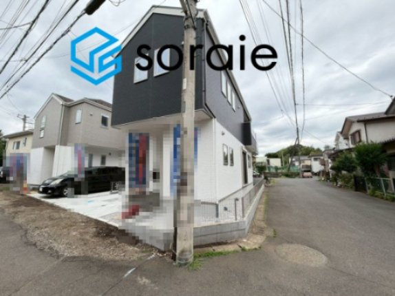 所沢市久米3期 全２棟 新築戸建　1号棟　Fitの前面道路含む現地写真|令和8年6月5日撮影。