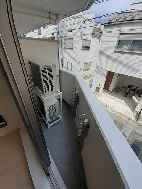 グレイン　町屋のバルコニー