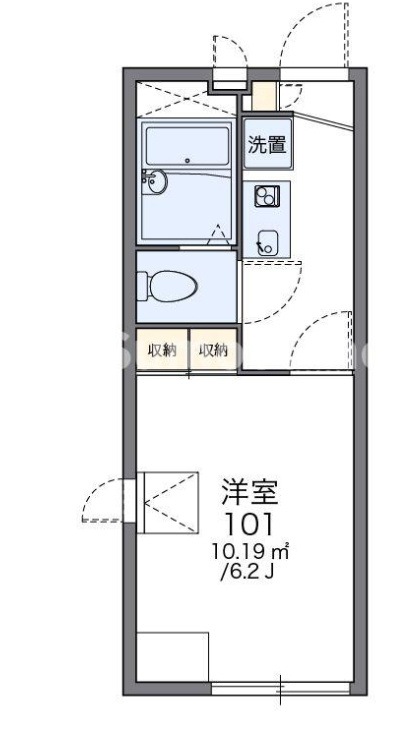 レオパレスＧＩＮＧＡの間取り