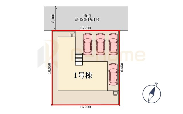 第3つくば市自由ケ丘　新築戸建て　1号棟の区画図|大きなお買い物だからこそ、メリット・デメリットを伝えさせて頂きます。
R-homeにお任せください♪