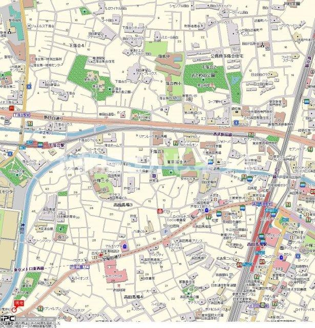 プレール高田馬場【おとり物件なし】#学生・社会人にオススメ！初期費用分割払いOK！の地図
