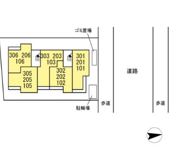 PREMILIFE都町18の区画図