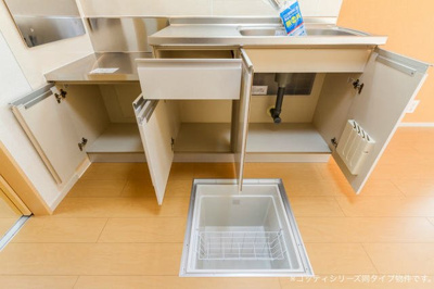 【キッチン】 | ブルゴーニュＡ | コンパクトなキッチンで掃除もラクラク