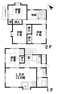 【間取り】 | 福岡県糟屋郡宇美町ゆりが丘6丁目