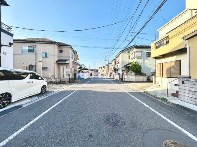 葛飾区西水元6丁目中古住宅の前面道路含む現地写真|全面道路