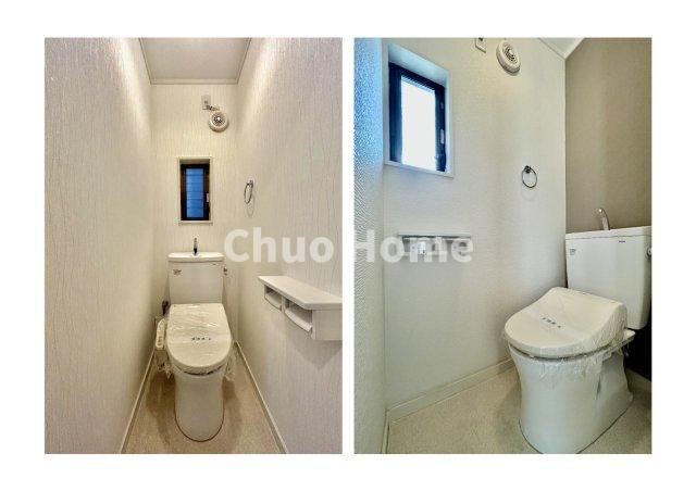 葛飾区西水元6丁目中古住宅のトイレ|【トイレ】温水洗浄便座機能付きトイレ。温水洗浄便座は清潔にお使いいただくための大切なアイテムです。