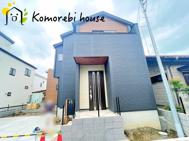 鴻巣市吹上本町2丁目　新築一戸建て　ブルーミングガーデン　01の外観|外観です
