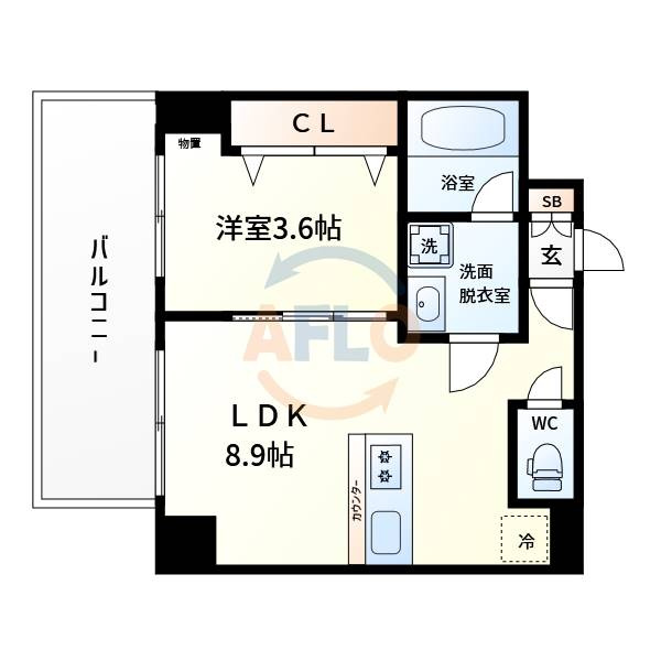 ブエナビスタ難波サウスタワーの間取り|ブエナビスタ難波サウスタワー　間取り