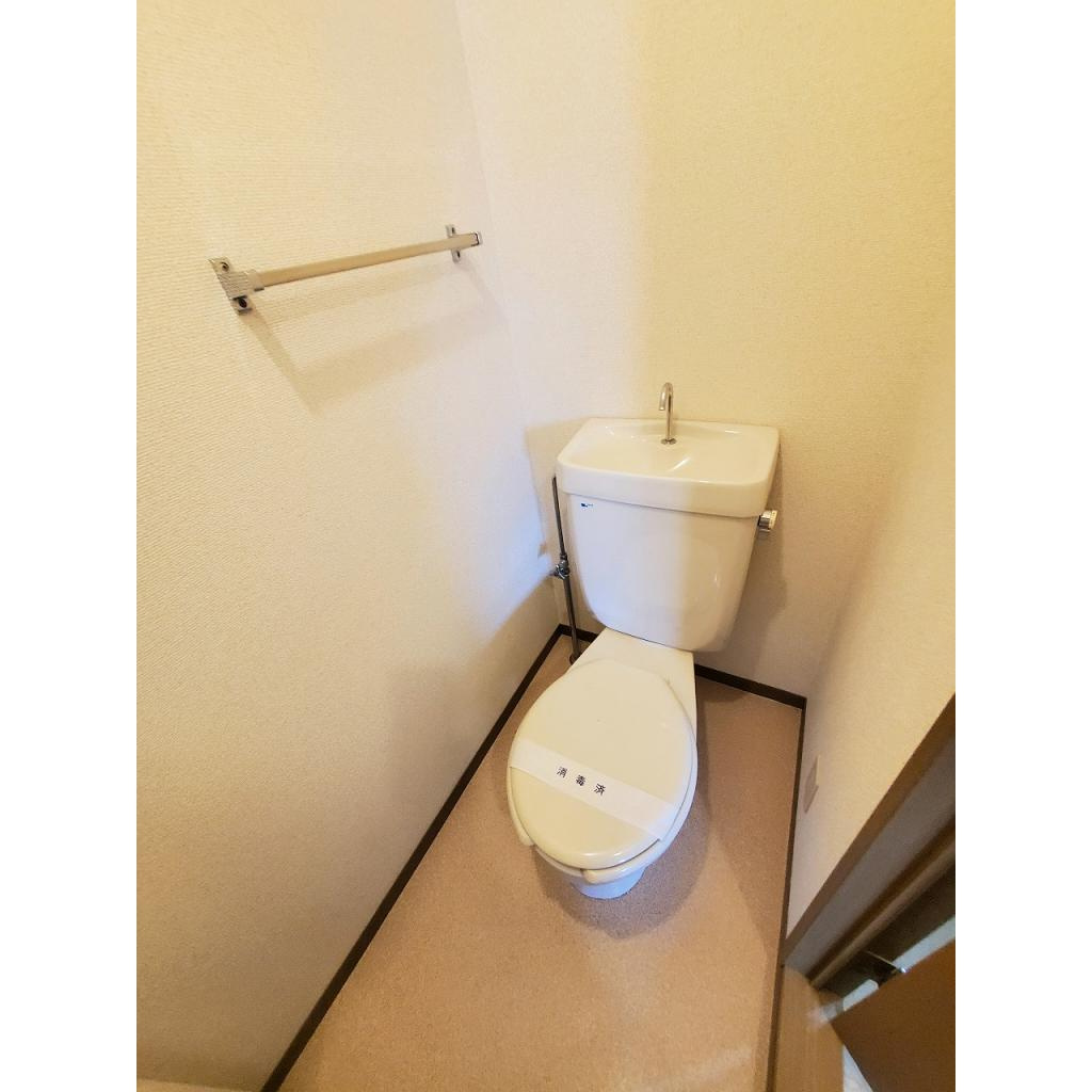 グリーンシャルマン　Ｄ棟のトイレ|ゆったりとした空間のトイレです