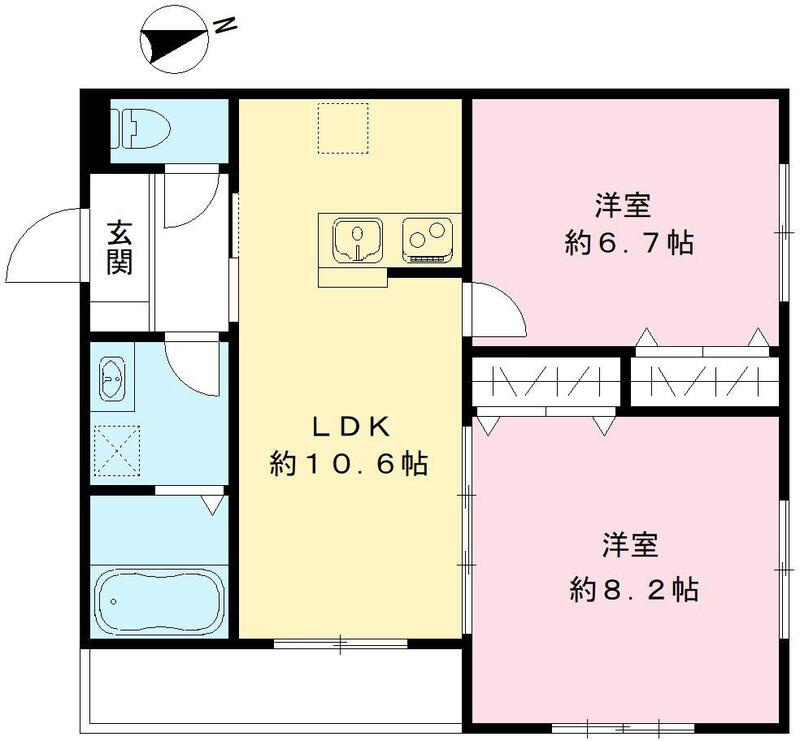 フィカーサ西東京　Ｂ棟の間取り