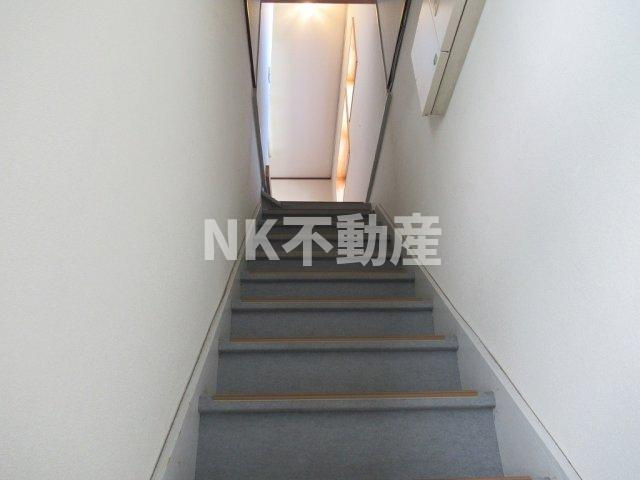 【内装】 | 御厨東店舗（八戸ノ里賃貸） | 階段です