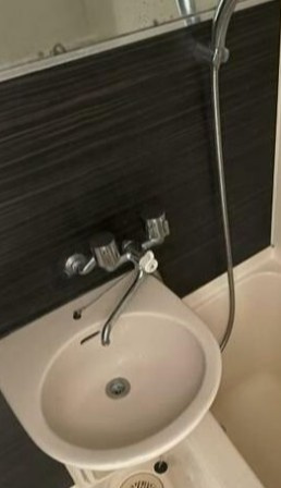 八王子市片倉町の賃貸マンションの洗面所