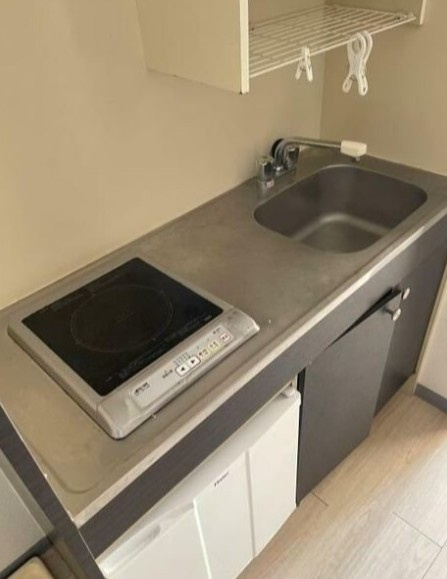 八王子市片倉町の賃貸マンションのキッチン