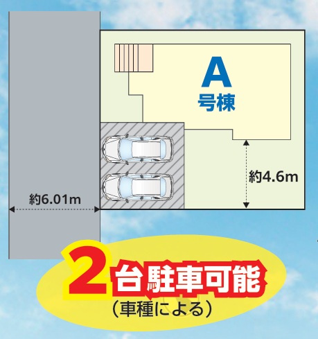 富里市日吉台５丁目Ⅵの区画図