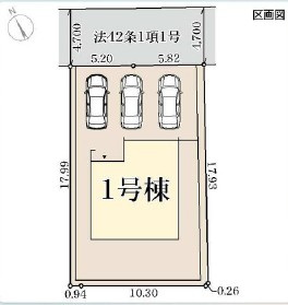 三木市志染町東自由が丘1丁目　５期の区画図