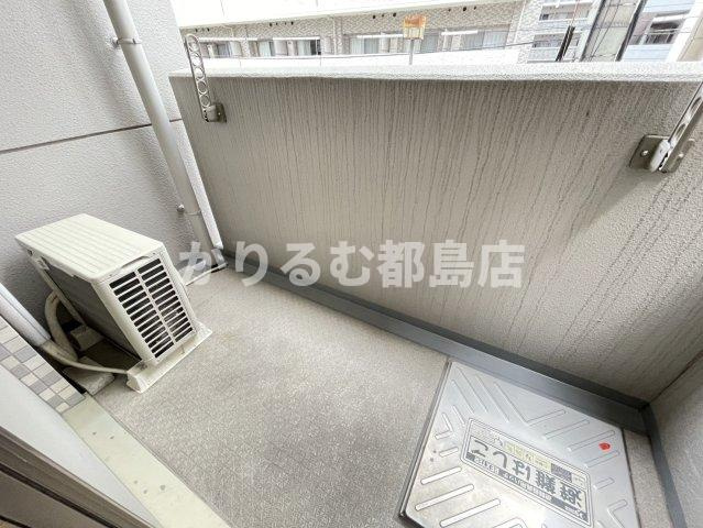 エスリード京橋Ⅲ番館のバルコニー