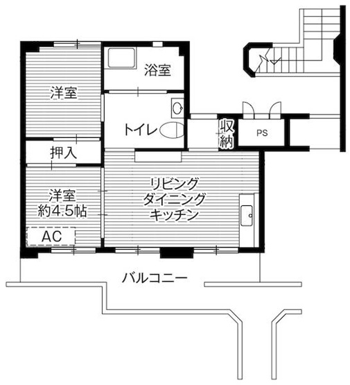 【間取り】 | ビレッジハウス荒巻1号棟