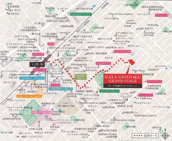 【地図】 | ガーラ行徳グランドステージ