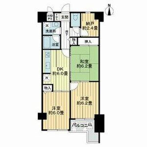 ライオンズマンション二条城東の間取り