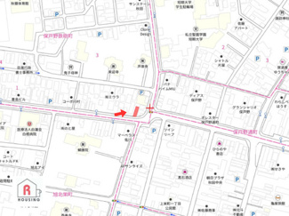 【地図】 | 【売土地】秋田市保戸野鉄砲町