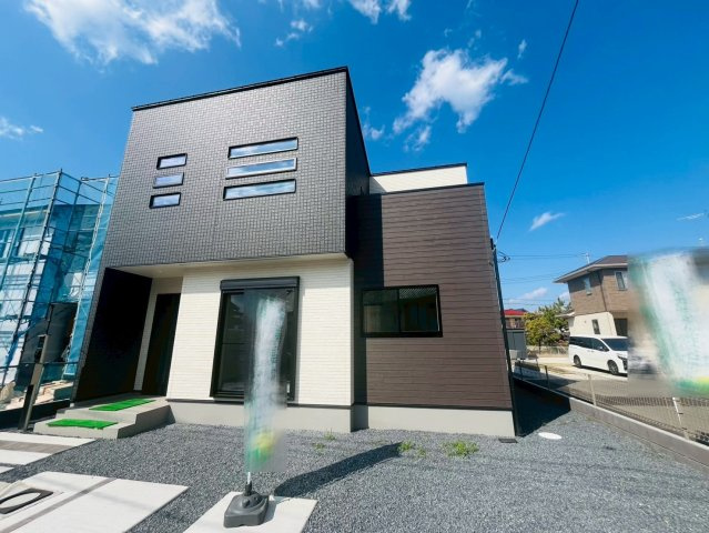 筑西市乙　第１期　全2邸の外観|〇２号棟　外観〇
モダンでスタイリッシュな外観デザインです♪
2026年4月撮影