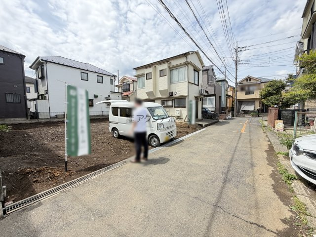 所沢市青葉台・全1棟　新築一戸建　～駐車2台可～の前面道路含む現地写真|2026年4月24日撮影