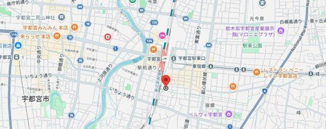 グランボア宇都宮アヴニールの地図