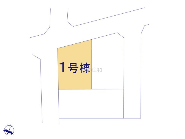 【新築分譲住宅】ふじみ野市福岡中央５期の区画図