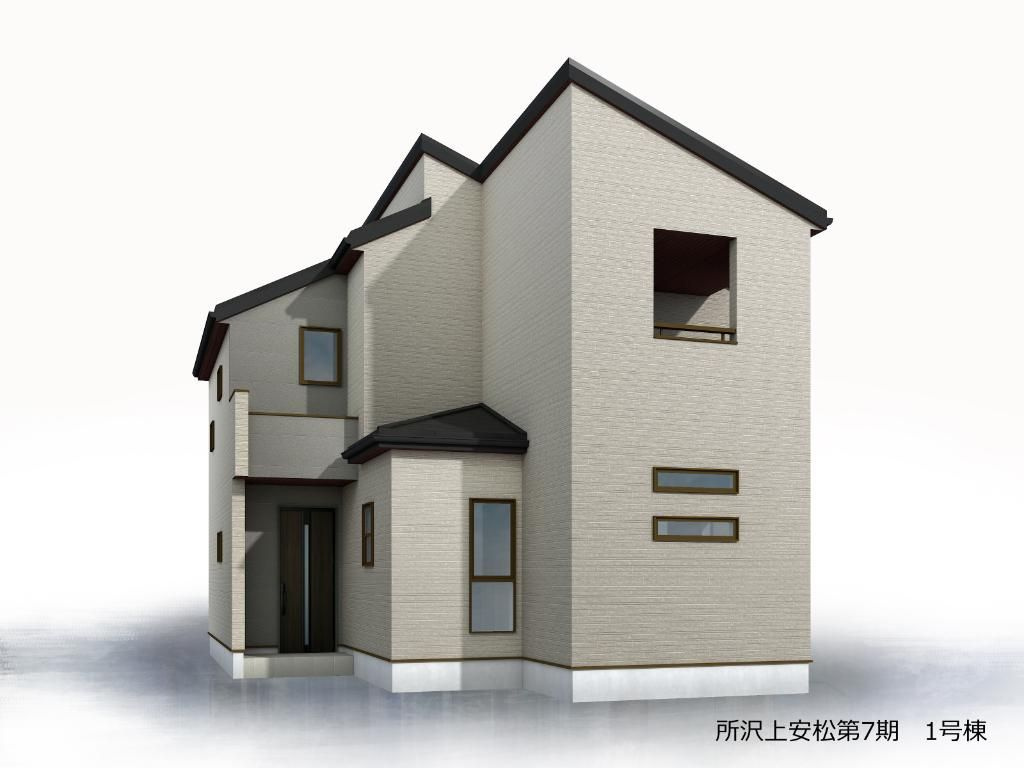 所沢市上安松7期　全4棟　新築戸建　リーブルガーデンの外観パース